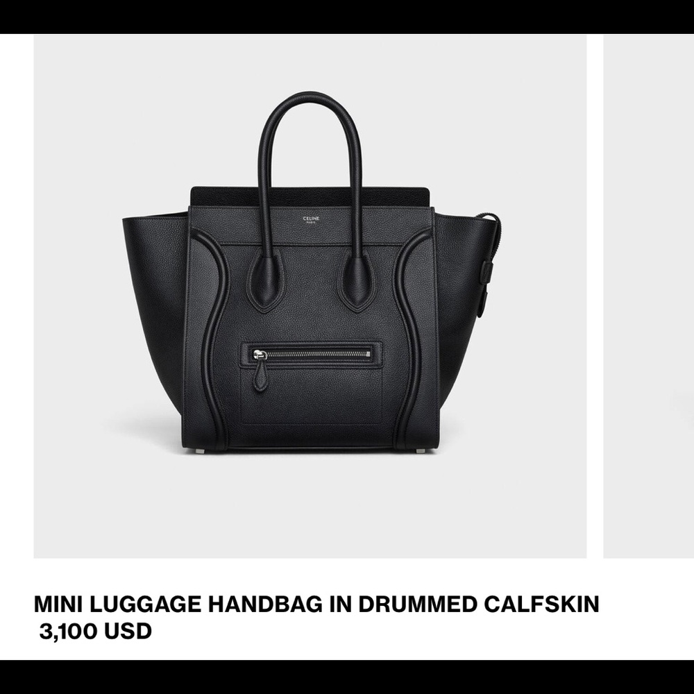 Mini Celine Luggage Bag